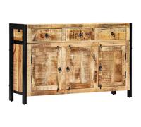 vidaXL Mango Aparador Comedor + 3 Cajones Madera Mueble Buffet Salón Cocina Diseño Estilo Armario Auxiliar Bufé Cómoda Sala