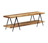 Mueble Para Tv De Madera Maciza De Mango 160x40x50 Cm Vidaxl