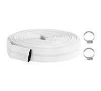 vidaXL Manguera contra Incendios de Tubo de Suministro de Agua Tubería Plomería Bombeo Riego Alta Presión Flexible Jardín Patio Cesped PVC 20 m 1"