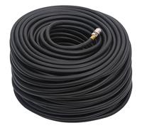 vidaXL Manguera de aire híbrida caucho y PVC negro 15 mm 20 m