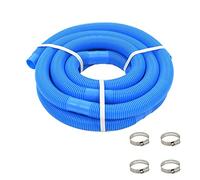 vidaXL Manguera Piscina con Abrazaderas Azul 38 mm 6 m Mantenimiento Terraza