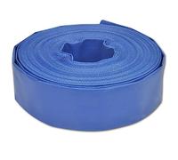vidaXL Manguera Plana de Tubo de Suministro de Agua Tubería Plomería Bombeo Riego Alta Presión Flexible Jardín Patio Cesped PVC 25 m 3"