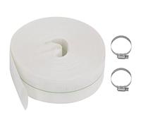 vidaXL Manguera Plana de Tubo de Suministro de Agua Tubería Plomería Bombeo Riego Alta Presión Flexible Jardín Patio Cesped PE 25 m 2"