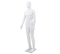 vidaXL Maniquí de Hombre Cuerpo Completo Blanco 185 cm Muñeco Modelo Ropa