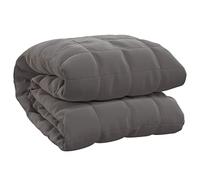 vidaXL Manta con peso de tela Gris 152x203 cm 11 kg