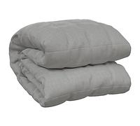 vidaXL Manta con Peso Tela Gris 220x240 cm 15 kg
