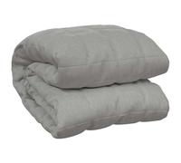 vidaXL Manta con peso Tela gris 220x240 cm 15 kg