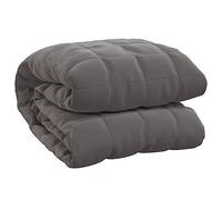 vidaXL Manta con Peso Tela Gris 220x240 cm 15 kg