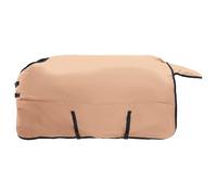 vidaXL Manta para Caballo Capuchino 75 cm Poliéster, Manta Moderna, Impermeable, para Caballos, Cubierta cálida, para Exteriores, Accesorios de Montar