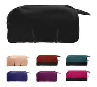 vidaXL Manta para Caballo Verde Oscuro y Negro 115 cm Poliéster, Manta Moderna, Impermeable, para Caballos, Cubierta cálida, para Exteriores, Accesorios de Montar