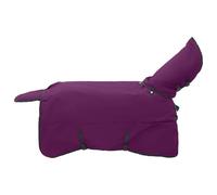 vidaXL Manta para Caballo Verde Oscuro y Negro 145 cm Poliéster, Manta Moderna, Impermeable, para Caballos, Cubierta cálida, para Exteriores, Accesorios de Montar