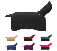 vidaXL Manta para Caballo Verde Oscuro y Negro 155 cm Poliéster, Manta Moderna, Impermeable, para Caballos, Cubierta cálida, para Exteriores, Accesorios de Montar