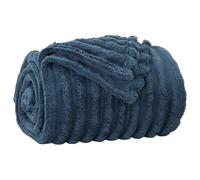 vidaXL Mantitas de Sofá 6 pcs Azul Marino 200 x 150 cm Lana, Manta cómoda, de Felpa Ligera, fácil de Llevar, Decorativa para Sala y Dormitorio, Confort