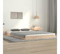 vidaXL Marco de cama 120 x 200 cm de pino macizo