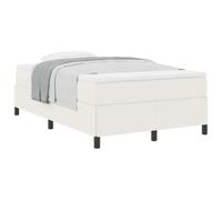 vidaXL Marco de Cama de Plataforma de Madera Crema con Amplio Almacenamiento | Diseño Moderno De Fácil Montaje para Dormitorio Adecuado para Colchones De 120 X 200 cm Construcción De Madera Natural D