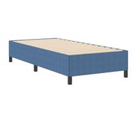 vidaXL Marco de cama minimalista en color azul, ideal para colchones individuales, perfecto para espacios compactos, fácil montaje, diseño elegante, madera, adulto