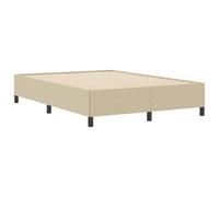 vidaXL Marco de Cama Plataforma Minimalista Verde Claro Construcción Sólida de Madera y Metal se Adapta a Colchón Estándar 140 X 190 cm Instrucciones de Montaje Incluidas Adulto Duradera Diseño Sim