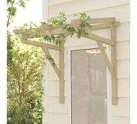 vidaxl Marquesina para Puerta Refugio Porche Ventana Cobertizo Toldo Balcón Entrada Terraza Habitación Protección Madera Pino Impregnada
