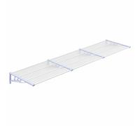 vidaXL Marquesina Puerta policarbonato Gris y Transparente 358,5x90cm
