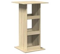 vidaXL Mesa Alta Bar con almacenaje Madera Roble Sonoma 60x60x102 cm, Mesa de Bar, mesita de Bar, Mesa Alta de Cocina, mesas de Bar, Mesa de Pub