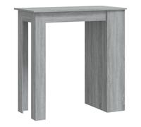 Vidaxl mesa alta con estante gris sonoma 102x50x103,5 cm