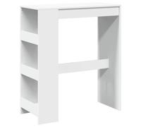 vidaXL Mesa Alta con estantes Madera ingeniería 90x40x103,5 cm