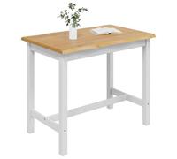 vidaXL Mesa Alta de Bar EKAI Blanco 112 x 70 x 91 cm