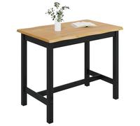 vidaXL Mesa Alta de Bar EKAI Negro 112 x 70 x 91 cm