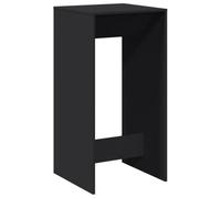 vidaXL Mesa Alta de Bar Madera de ingeniería Negra 51x50x103,5 cm