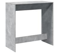 vidaXL Mesa Alta de Bar Madera ingeniería Gris hormigón 102x50x103,5cm