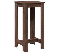 vidaXL Mesa Alta de Bar Madera ingeniería marrón Roble 51x50x103,5 cm, Mesa de Bar, mesita de Bar, Mesa Alta de Cocina, mesas de Bar, Mesa de Pub
