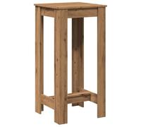 vidaXL Mesa Alta de Bar Madera ingeniería Roble artisian 51x50x103,5cm, Mesa de Bar, mesita de Bar, Mesa Alta de Cocina, mesas de Bar, Mesa de Pub