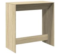 vidaXL Mesa Alta de Bar Madera ingeniería Roble Sonoma 102x50x103,5 cm