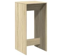 vidaXL Mesa Alta de Bar Madera ingeniería Roble Sonoma 51x50x103,5 cm