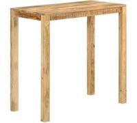 vidaxl Mesa alta de bar madera maciza de mango 112x55x108 cm