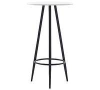 vidaXL Mesa Alta de Cocina MDF Hogar Jardín Salón Bar Comedor Bricolaje Decoración Diseño Estilo Mobiliario Muebles Bufete Tablero 60x107,5 cm Blanco