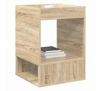 vidaXL Mesa Auxiliar 2 pcs Roble Sonoma 40 x 40 x 56 cm, Mesa Lateral Rectangular para la Sala de Estar, Mueble Moderno de Acento, Almacenamiento útil, mesas funcionales para Interiores, Detalles par