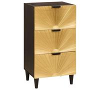 vidaXL Mesa auxiliar Almacenamiento Moderno Comedor Armario Rectangular Dispositivo Moderno Buen Lugar Superficie Lisa Diseño Elegante Mate
