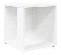 vidaXL Mesa Auxiliar Central Sala de Estar Salón Sofá Café Mesita Lateral Muebles Mobiliario Habitación de Madera Contrachapada Blanco 33x33x34,5 cm