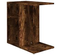 vidaXL Mesa Auxiliar Centro Consola Mesita Café Cocina Comedor Salón Sala de Estar Dormitorio Hogar Madera Contrachapada Roble Ahumado