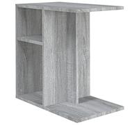 vidaXL Mesa Auxiliar Centro Consola Mesita Café Cocina Comedor Salón Sala de Estar Dormitorio Hogar de Madera Contrachapada Gris Sonoma