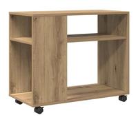 vidaXL Mesa Rodante de Madera Roble Sonoma 70x35x60 cm