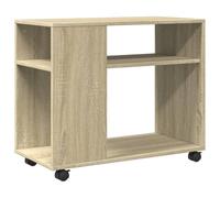 vidaXL Mesa Rodante de Madera Roble Sonoma 70x35x60 cm