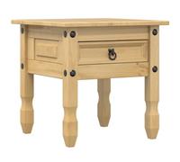vidaXL Mesa Auxiliar Corona Madera Maciza de Pino 50x50x50 cm, mesita Auxiliar, Mesa Auxiliar para sofá, mesita de salón, Mesa Decorativa