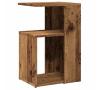 vidaXL Mesa Auxiliar de Madera contrachapada Envejecida 36x30x56 cm, mesita Auxiliar, Mesa Auxiliar para sofá, Mesa para lámpara, Mesa Decorativa