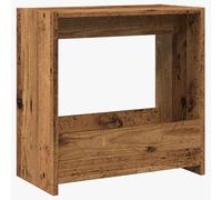 vidaXL Mesa Auxiliar de Madera contrachapada Envejecida 50x26x50 cm, Mesa de Centro, Mesa para lámpara, Mesa pequeña, Mesa Auxiliar para sofá