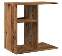 vidaXL Mesa Auxiliar de Madera contrachapada Envejecida 50x30x50 cm, Mesa de Centro, Mesa para lámpara, Mesa pequeña, Mesa Auxiliar para sofá