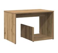 vidaXL Mesa Auxiliar de Madera de ingeniería Roble Artisan 59x36x38 cm, Mesa de Centro, Mesa para lámpara, Mesa pequeña, Mesa Auxiliar para sofá