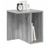 vidaXL Mesa Auxiliar Gris Sonoma 37 x 32 x 40 cm Madera de ingeniería, Mesa de Acento Rectangular Moderna, mesita con Estilo y Almacenamiento, Muebles compactos para Sala de Estar, Funcional para INT
