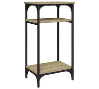 vidaXL Mesa Auxiliar Madera contrachapada Roble Sonoma 40x30x75 cm